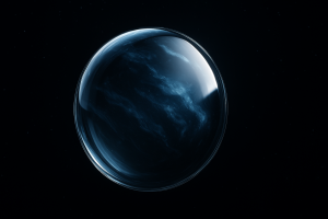 Planète verre effet écran, réalisation graphique NcWebStudio